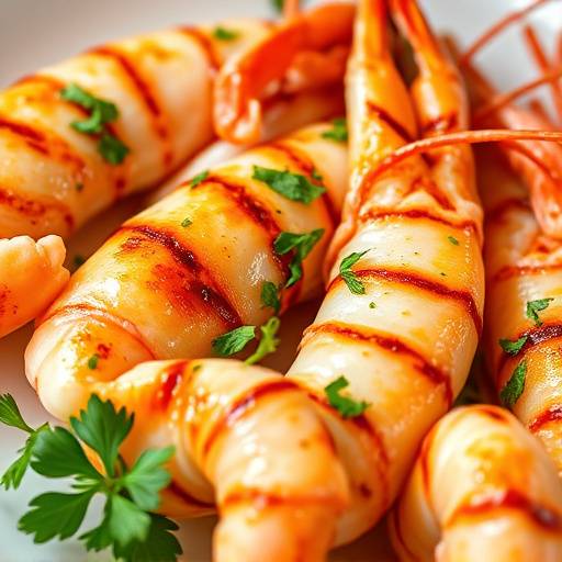 Bogavante a la plancha: Bogavante fresco a la plancha con un toque de ajo y perejil.